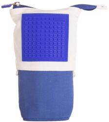 PIXIE CREW Ученически несесер Pixie Crew Pop Up - Blue & White (PXA-15-13)