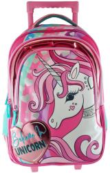 Graffiti Ученическа раница с колелца Graffiti Unicorn - Believe in Unicorn (241251)