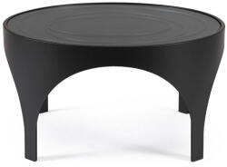 Bizzotto Archie Üveglapos Dohányzóasztal Fekete - pepita - 183 873 Ft