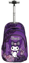 Graffiti Ученическа раница на колела Graffiti Kuromi - Purple Laces (252253)