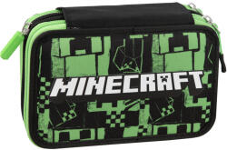 Panini Ученически несесер с пособия Panini Minecraft - Pixels Green (70387)