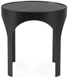 Bizzotto Archie Üveglapos Dohányzóasztal Fekete - pepita - 126 143 Ft