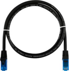 NIKOMAX Patch Cable UTP, CAT6, LSZH, Essential Series, 1m, negru (NMC-PC4UE55B-ES-010-C-BK)