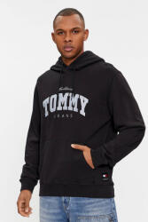 Tommy Hilfiger Férfi Varsity Tommy Jeans kapucnis pulcsi fekete S INTL mintával