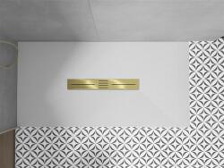 Mexen Toro SMC zuhanytálca 160 x 70 cm, fehér , takaró arany - 43107016-G Kompozit zuhanytálca Kompozit zuhanytálca (5905315227201)