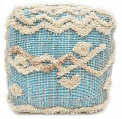 Bakero Pouf Keoni grey/aqua (40x40 cm)