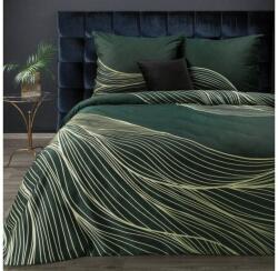  Premium3 pamut-szatén ágyneműhuzat Sötétzöld 180x200 cm - 70x80 cm 2db