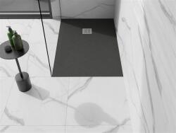 Mexen Stone+ SMC zuhanytálca 140 x 90 cm, antracit - 44719014 Kompozit zuhanytálca Kompozit zuhanytálca (5907709151451)