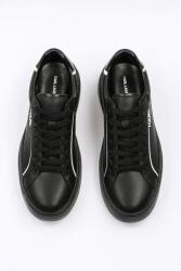 Karl Lagerfeld bőr tornacipő KRONOS 44 EU Matt fekete