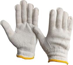  Kötött pamut natúr fehér 10-es védőkesztyű