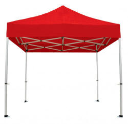 Alloet Kerti pavilon összecsukható 3x3 m - Piros (12112)