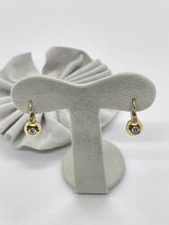  Arany fülbevaló gyémánttal