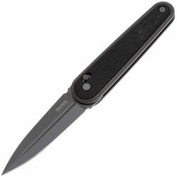  Összecsukható kés, SRM, 251M-GB, G10 fogantyú, karbon bevonat, N690 acél, fekete
