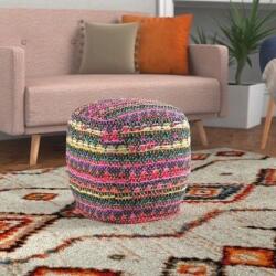 Bakero Pouf Prizma charcoal/multi (40x40 cm)