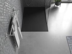 Mexen Amon SMC zuhanytálca 100 x 80 cm, fekete - 4F708010 Kompozit zuhanytálca Kompozit zuhanytálca (5905315073556)