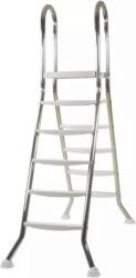 Steinbach Rozsdamentes acél létra - felállítható, 120 cm magas medencékhez - 1 db (018025)