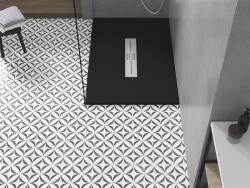 Mexen Toro SMC zuhanytálca 110 x 70 cm, fekete - 43707011 Kompozit zuhanytálca Kompozit zuhanytálca (5907709145627)