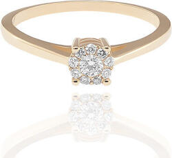  Arany gyémánt köves gyűrű