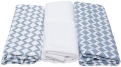 Motherhood Motherhood, scutece din flanela 70x80 cm, 3 buc. , Blue Classics