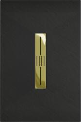 Mexen Toro SMC zuhanytálca 120 x 70 cm, fekete , takaró arany - 43707012-G Kompozit zuhanytálca Kompozit zuhanytálca (5905315227768)