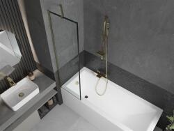 Mexen Next Kádparaván 1 részes 50 x 150 cm, fekete wzór, arany - 895-050-000-00-70-50 Kádparaván (5905315135865)