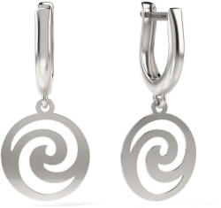  Ezüst Spirál Fülbevaló - 925 Sterling Ezüst - 10-es Modell