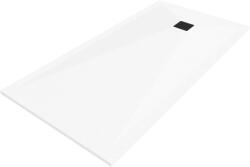 Mexen Stone+ SMC zuhanytálca 160 x 90 cm, fehér , takaró fekete - 44109016-B Kompozit zuhanytálca Kompozit zuhanytálca (5905315223241)
