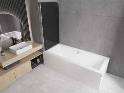 Mexen Felix Kádparaván 1 részes 70 x 140 cm, grafit, króm - 890-070-001-01-40 Kádparaván (5903163383995)