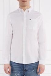 Tommy Hilfiger normál szabású vászonkeverék ing S INTL Törtfehér