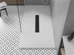 Mexen Toro SMC zuhanytálca 170 x 80 cm, fehér , takaró fekete - 43108017-B Kompozit zuhanytálca Kompozit zuhanytálca (5905315227614)