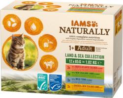 Iams Naturally Adult Land&sea collection 4 x 85 g