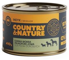 Country&nature Gabonamentes nedves eledel pulyka brokkolival 410 g