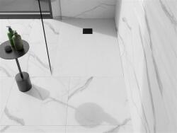 Mexen Stone+ SMC zuhanytálca 140 x 90 cm, fehér , takaró fekete - 44109014-B Kompozit zuhanytálca Kompozit zuhanytálca (5905315223234)