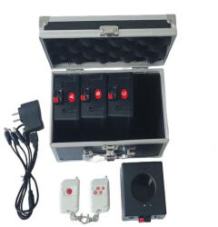  Professzionális vezeték nélküli tűzijáték rendszer, vulkán típusú, 4 konzollal