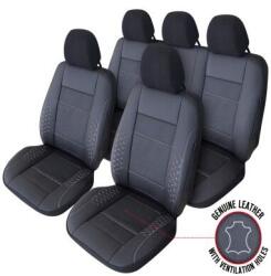  Exkluzív bőr Atlas fekete székhuzat szett Umb-W, esernyővel