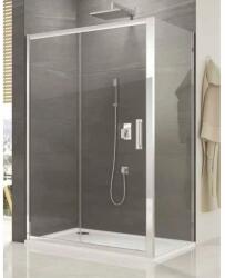 SanSwiss Usa de nisa culisanta cu perete fix SanSwiss Ocelia 140 cm sticla securizata 5 mm anticalcar (OCES21405007)