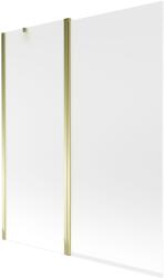 Mexen Flip Kádparaván 1 részes 140 x 150 cm, szron, arany - 894-140-101-50-30 Kádparaván (5907709149113)