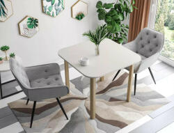 SIGNAL MEBLE Dante II Kihúzható Étkezőasztal Laminált Kasmír-Tölgy (DANTEIIKADCT90)