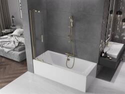 Mexen Velar Kádparaván 2 részes csúszó 70 x 150 cm, átlátszó nano, arany - 896-070-000-01-50 Kádparaván (5905315220905)