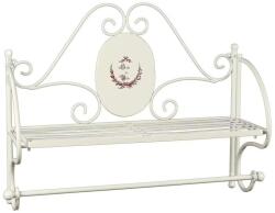  Vintage fehér fém polc