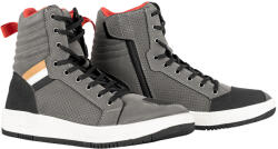 W-TEC Motoros csizma W-TEC Sueden, bokavédelem, légáteresztő belső háló, csúszásmentes talp, szellőzőnyílások, megerősítés szürke 46 (28739-46)