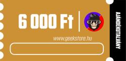  Ajándékutalvány 6500 Ft értékben