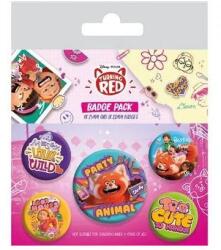  Turning Red kitűzők - Besties