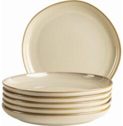 Mäser Cordelia Sand desszert tálkészlet, 22 cm, 6 db, bézs