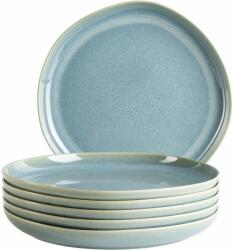 Mäser Cordelia Atacama Green sekély tányérkészlet, 27 cm, 6 db, türkiz