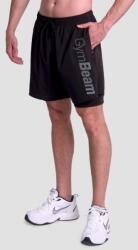 GymBeam Essence 2in1 rövidnadrág Black L