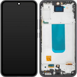 MP Piese si componente Display cu Touchscreen MP compatibil cu Samsung Galaxy A54 A546, cu Rama, Negru (Graphite) (dis/mp/sga546/cu/ne) - pcone