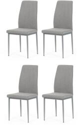 Autronic Set de scaune de sufragerie DCL-379 LAN2, 4 buc. , gri deschis