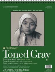 Strathmore Serie 400 Toned Gray Sketch Pad Скицник 24 36 x 28 cm 118 g (P412-111-4)