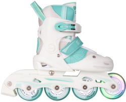 inSPORTline Gyerek görkorcsolya inSPORTline Tealero első LED kerekekkel, Microlock csat, AdjusTouch, Safety Ankle, Comfort Fit Méret: XS (27-30)